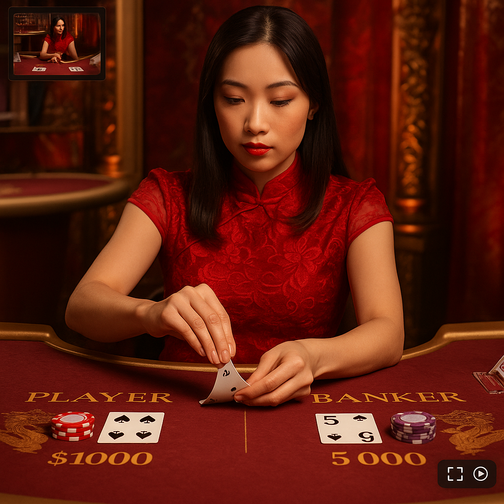 BlazeSpins - Live Baccarat avec Croupiers Réels