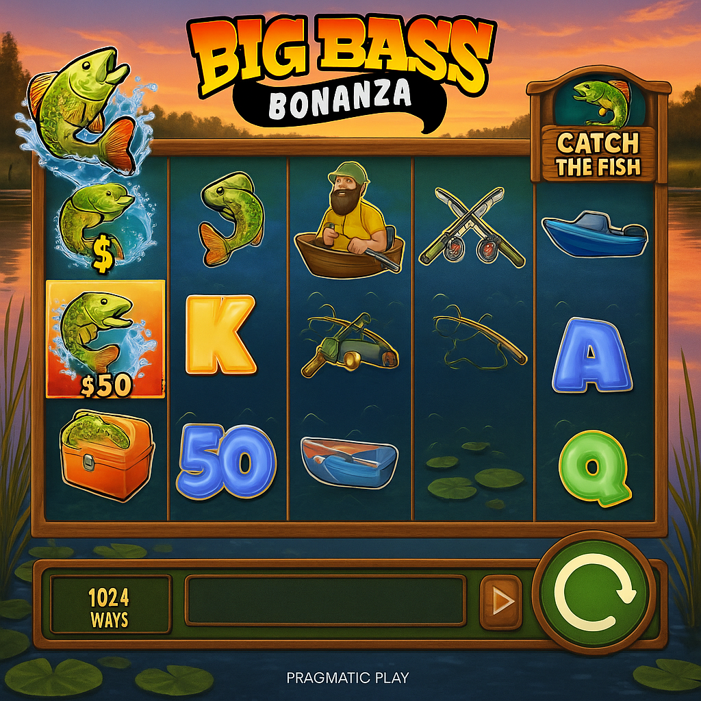 BlazeSpins - Big Bass Bonanza Megaways Slot - Jeu en ligne