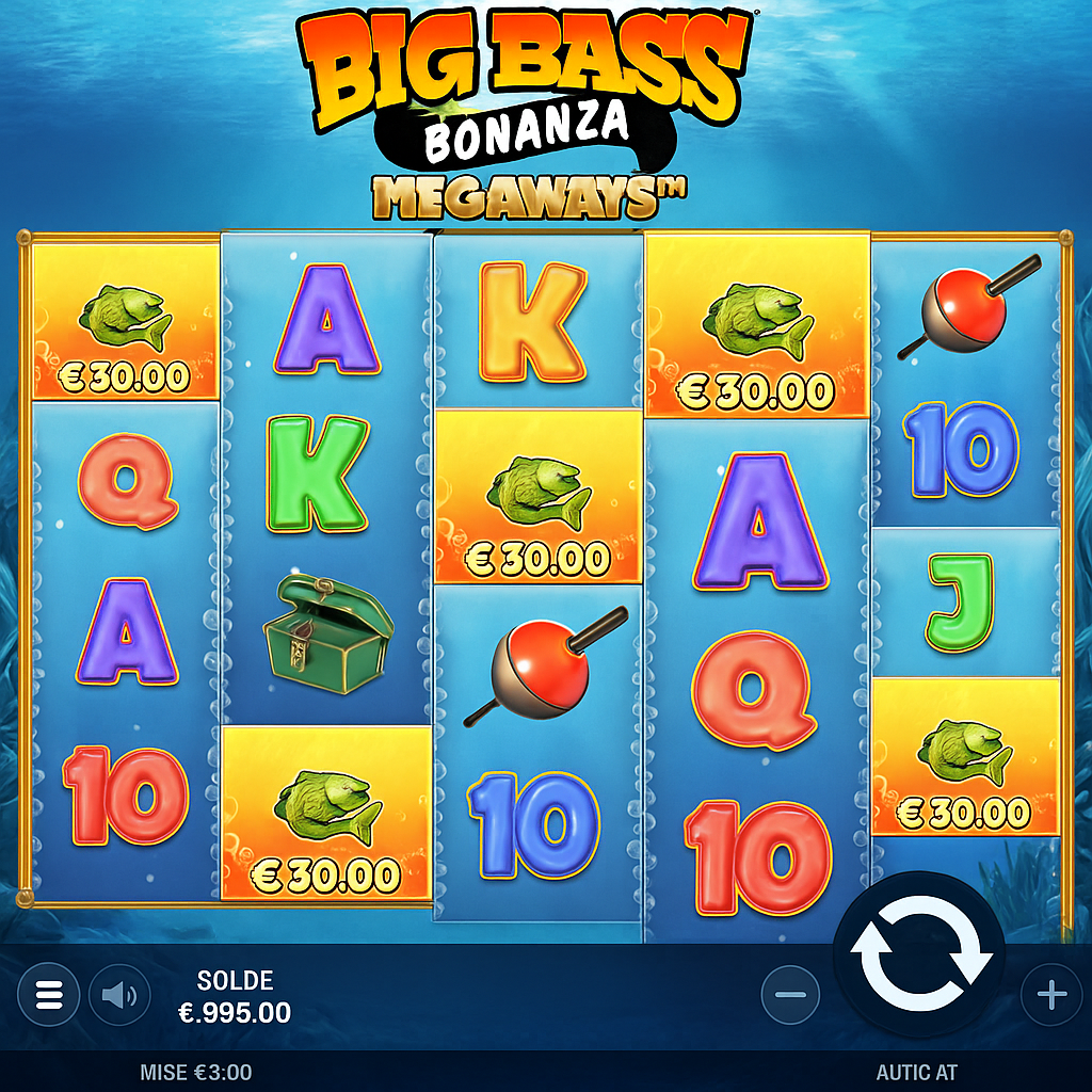 BlazeSpins - Big Bass Bonanza Megaways Slot Game