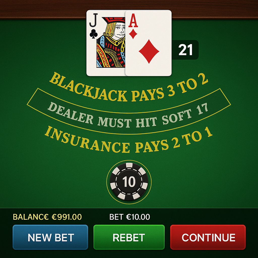 BlazeSpins - Blackjack - Stratégie et Compétence