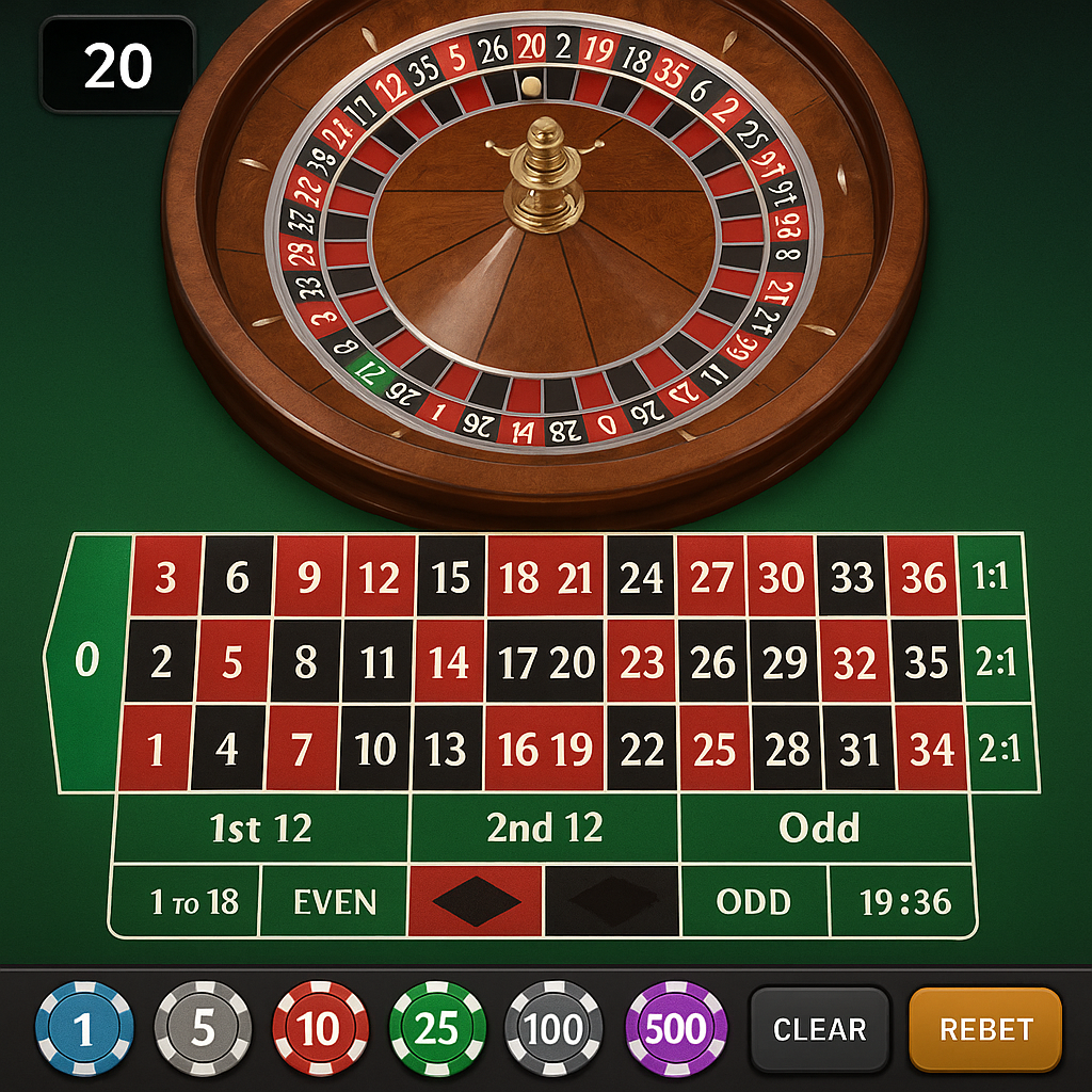 BlazeSpins - Roulette Européenne - Avantage Maison Bas